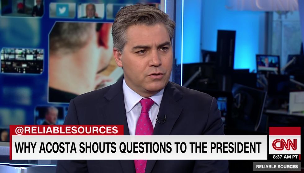 WATCH: CNN's Jim Acosta goes after Fox News, doesn't deny he shouts questions at Trump for attention