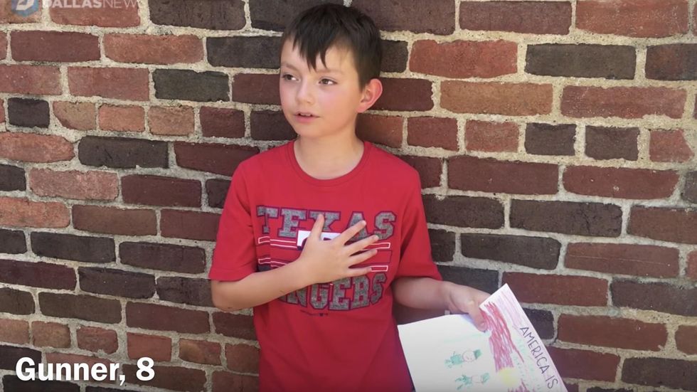 Texas children are asked what America looks like to them. Their reactions are incredible.