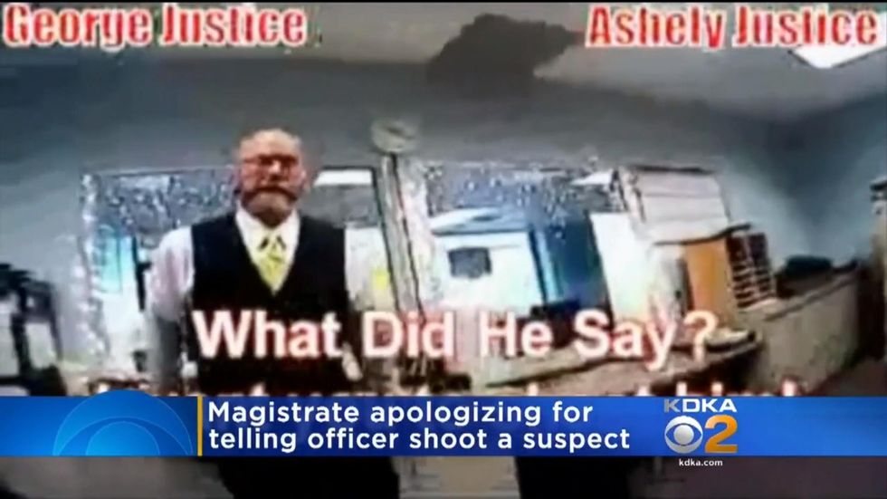 Bodycam shows judge telling officer to shoot a suspect for refusing to leave his office