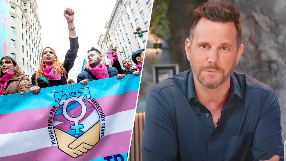 Trans agenda OBLITERATED when man exposes LGBTQ hypocrisy at NYC Pride