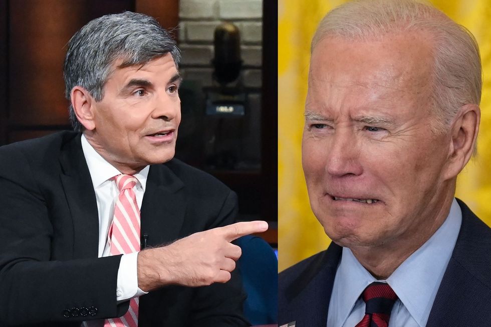 George Stephanopoulos tells random pedestrian that Biden cannot serve another term, then retracts after video hits TMZ