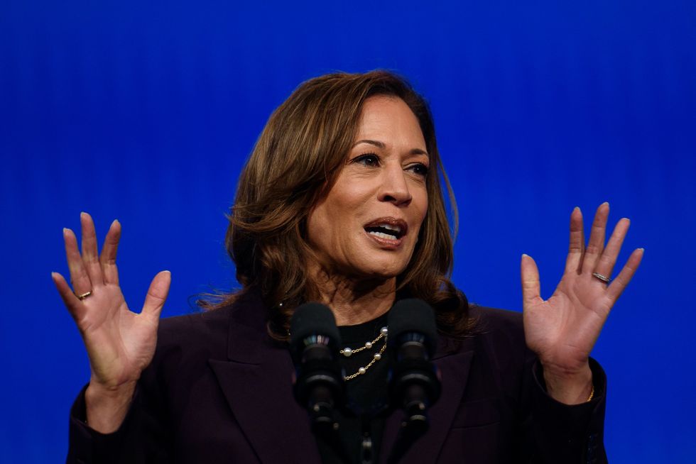 Kamala Harris mocked over word salad in first unscripted comment since becoming candidate