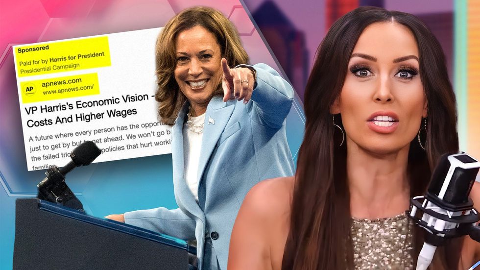 Kamala is MANIPULATING voters with FAKE headlines — fans shouldn’t ‘pop any champagne bottles yet’