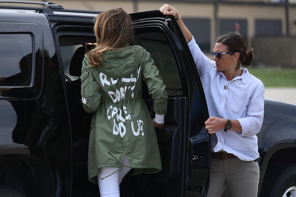 Melania Trump says press secretary told her she couldn't tell the truth behind infamous 'I really don't care' fashion message