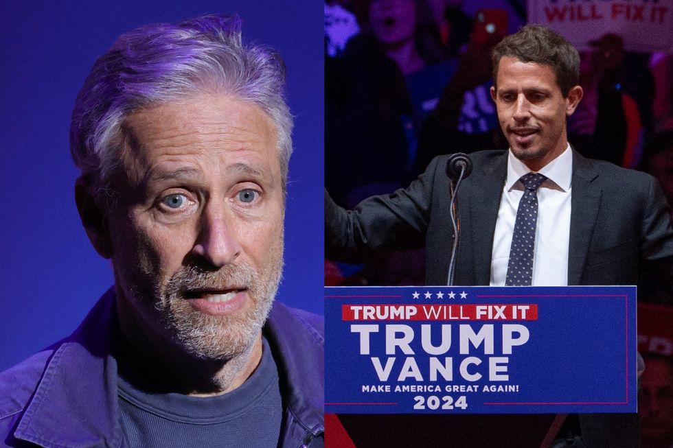 Jon Stewart defends comedian's joke about Puerto Rico at Trump rally and nails Harris for Beyoncé debacle