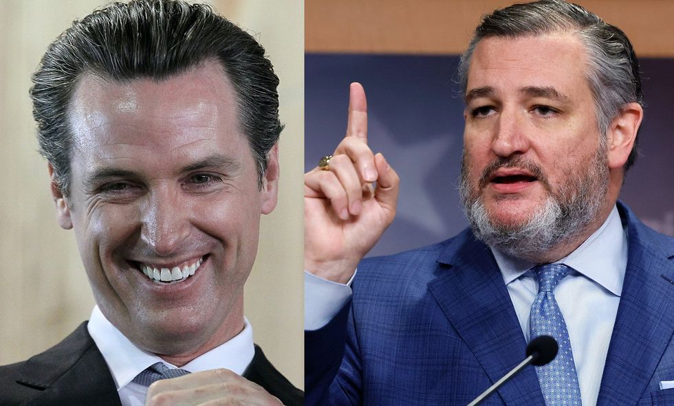 Gavin Newsom feuds with Ted Cruz over executive order meant to ban 'unsolicited' offers to purchase wildfire land