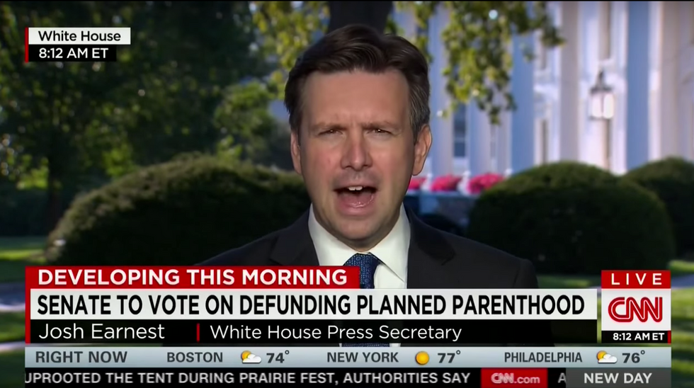 ‘You Saw the Videos Though, Josh’: See How WH Spox Reacts When CNN Anchor Confronts Him on ‘Ugly’ Planned Parenthood Videos