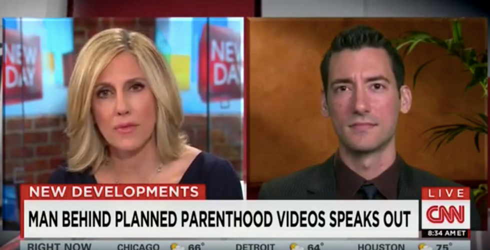 Watch the Bizarre Question CNN Host Asks Man Behind Planned Parenthood Videos: ‘I Don’t Think That’s True at All’