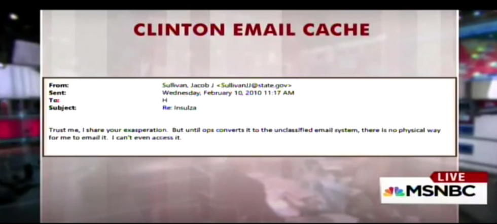 MSNBC's Joe Scarborough Stunned by Hillary Clinton's Response to Staffer Who Told Her He Couldn't Send Her 'Classified' Email