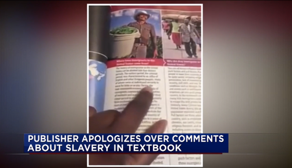 Texas Mom Criticizes Major Textbook Publisher for This Section on Immigration and Slavery