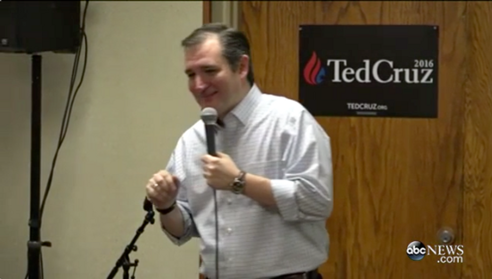 Watch: Ted Cruz Cracks a Joke on Donald Trump in Light of 'Two Corinthians' Gaffe