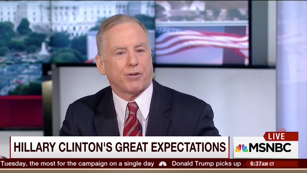 Howard Dean Emphatically Defends Hillary Clinton on MSNBC — Minutes Later, Producer Emerges to Read Him the Truth