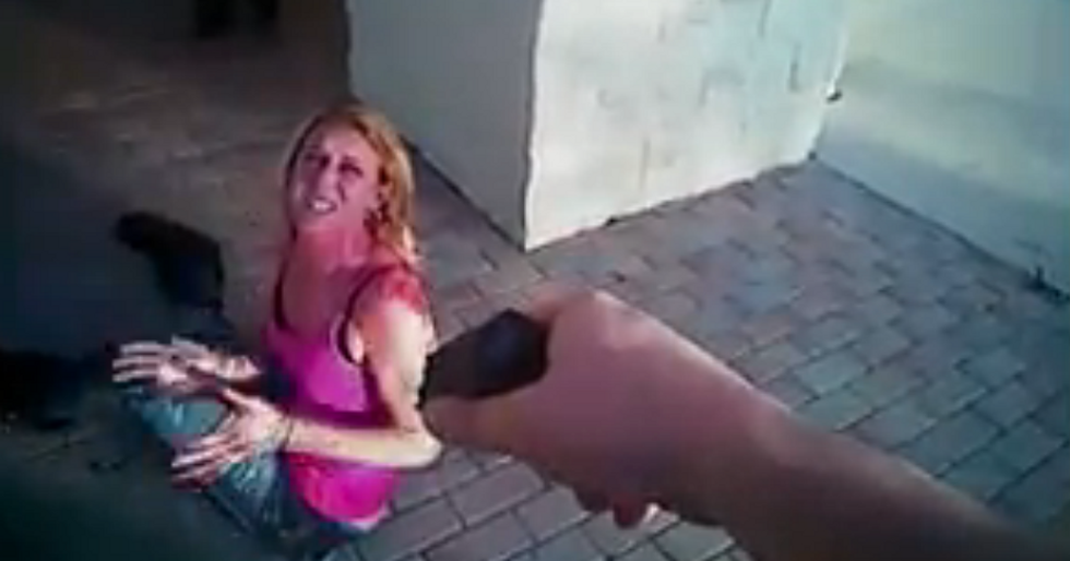 Body Cam Captures the Moment Cop Catches Woman Allegedly Shoplifting — and the Chaos That Ensues When She Resists (GRAPHIC)