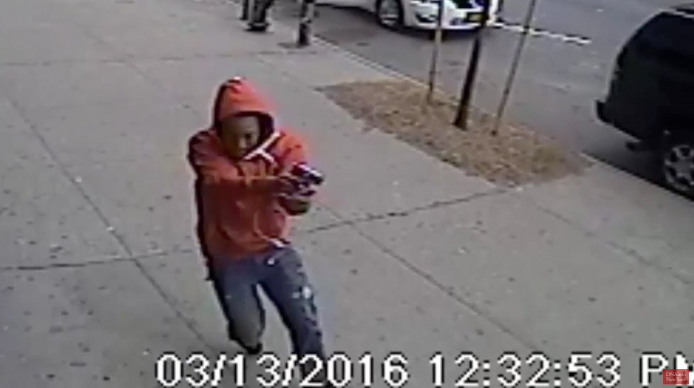 Surveillance Video Captures Surreal Moment Man Pulls Gun and Opens Fire on Crowded Street