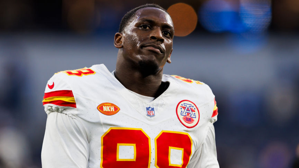 'Go back to your seats!' Kansas City Chiefs player catches child who fell​ out of the stands in unbelievable fan video