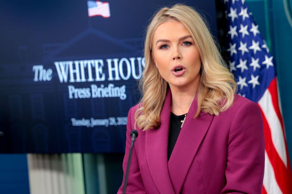 In first White House briefing, press secretary Karoline Leavitt slams 'sleeping' Biden over high egg prices