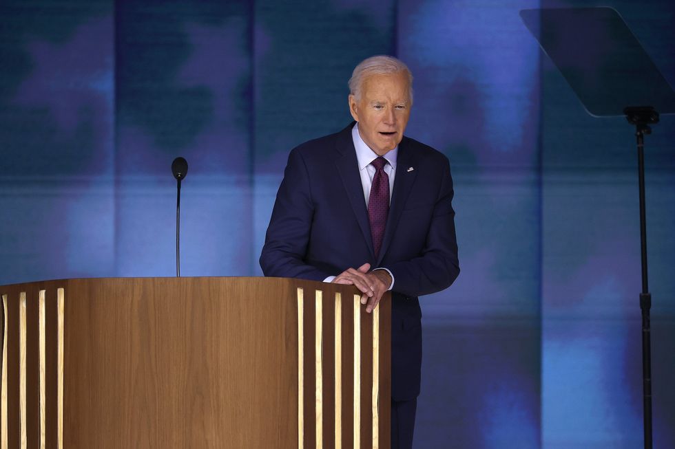 Joe Biden attacks Trump and praises Kamala Harris in very late speech at DNC convention