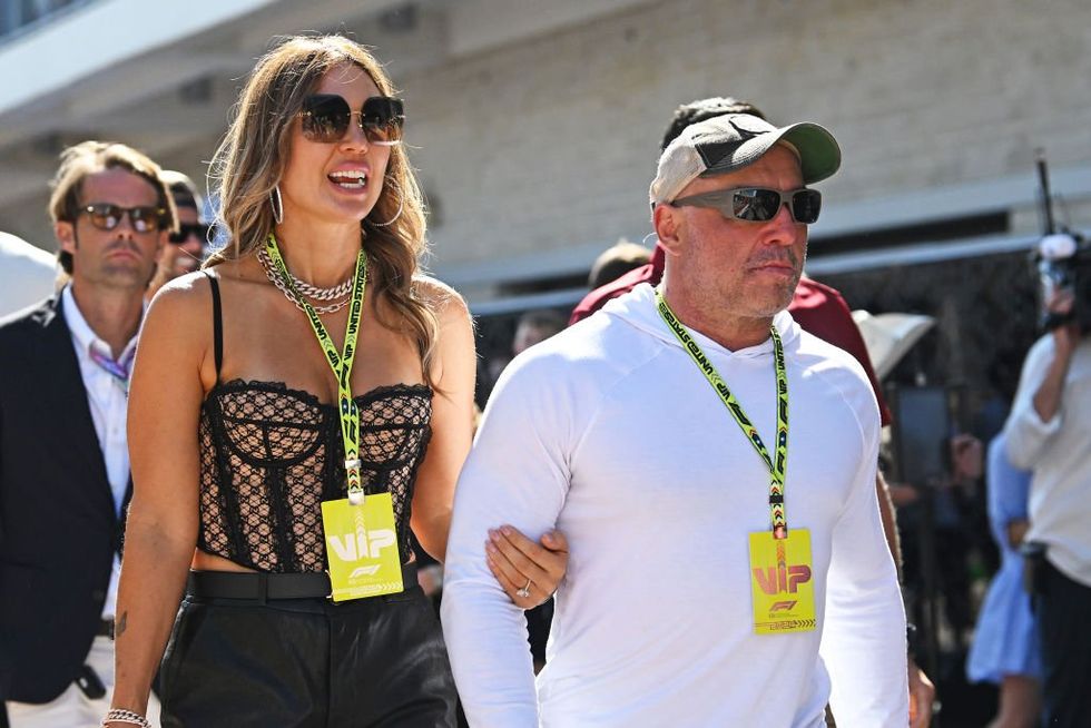 Joe Rogan triggers woke outrage after he visits US Grand Prix garage