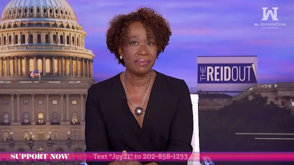 Joy Reid breaks down in tears after her show is canceled