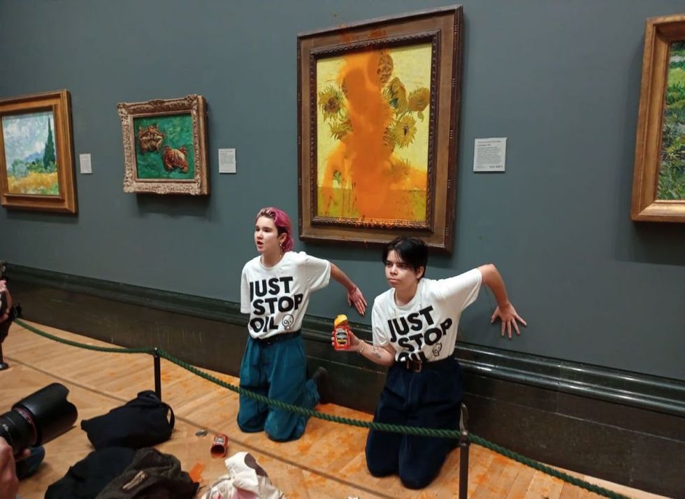 Just Stop Oil radicals sentenced to jail for throwing soup at van Gogh art — comrades respond as expected