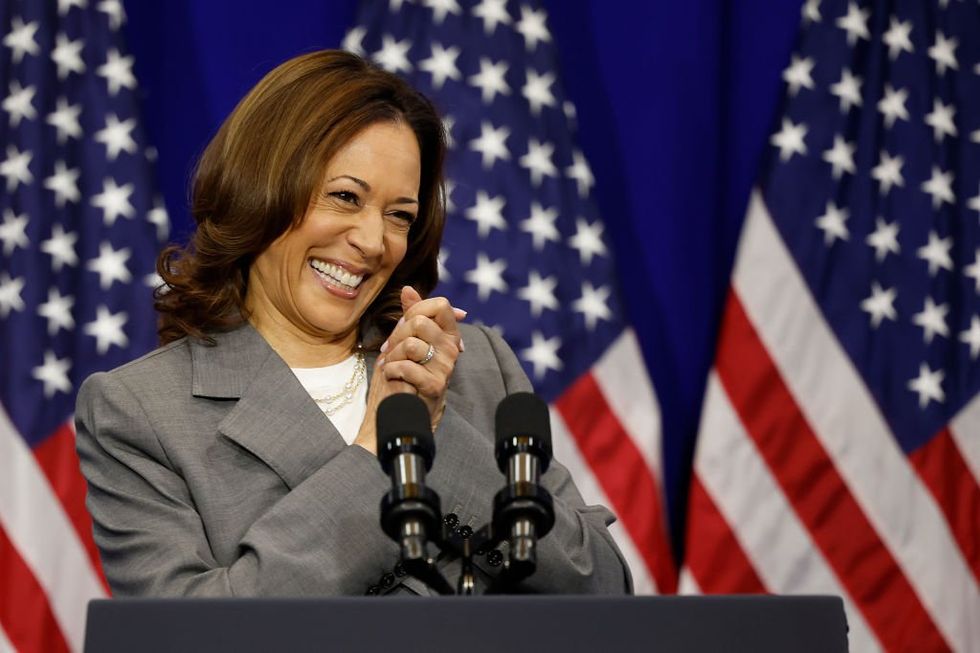 Kamala Harris awkwardly attempts to honor Biden in her first public remarks since he dropped out of 2024 race