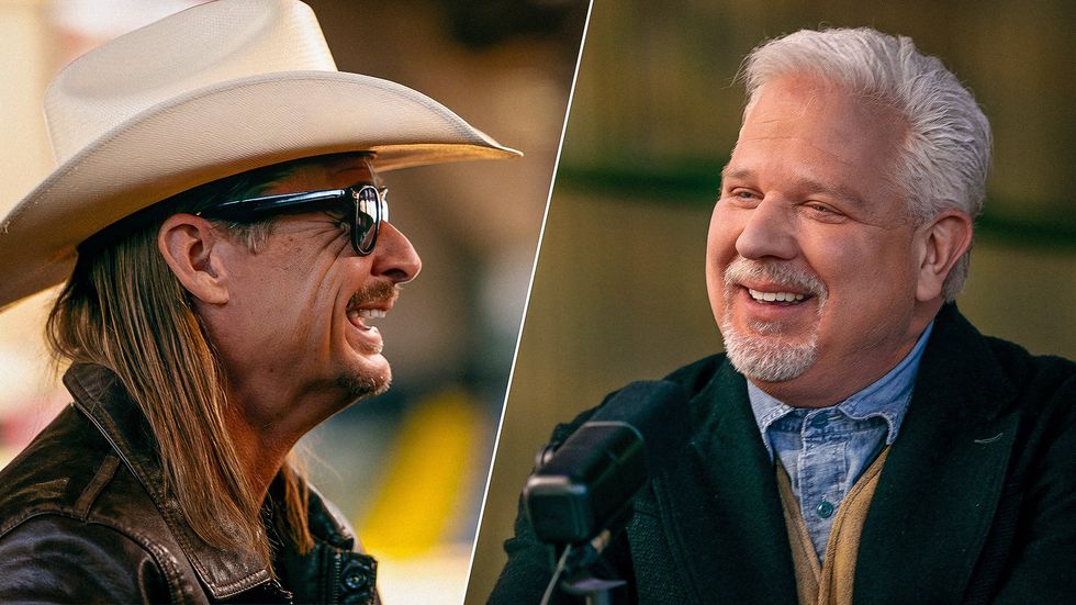 Kid Rock gets brutally honest with Glenn Beck about 'cowboy culture,' politics, and how to be an American 'bad***'