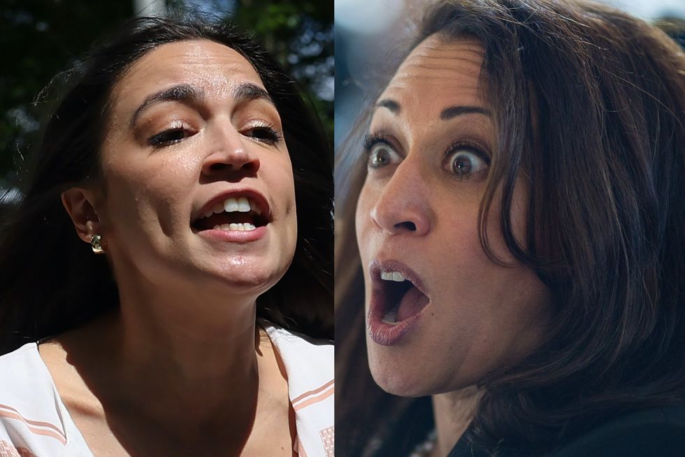 Ocasio-Cortez says anti-Biden Democrats want to secretly cut Kamala Harris from ticket too: 'That's bulls***!'