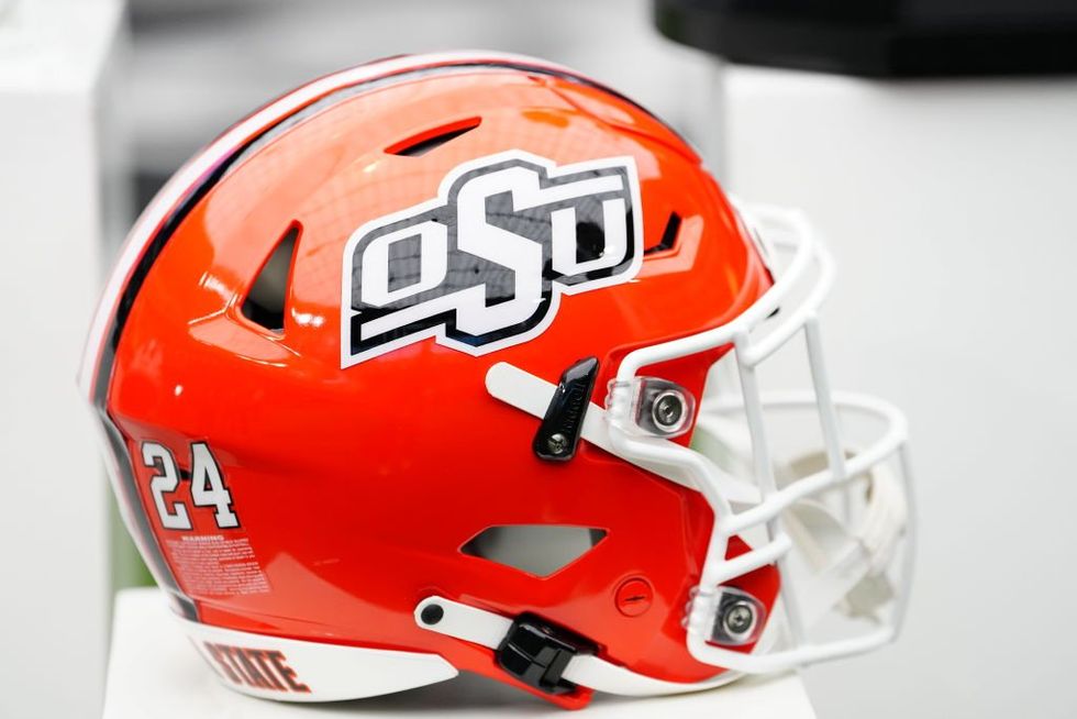 Oklahoma State football fans will be able to donate to players using QR code on their helmets