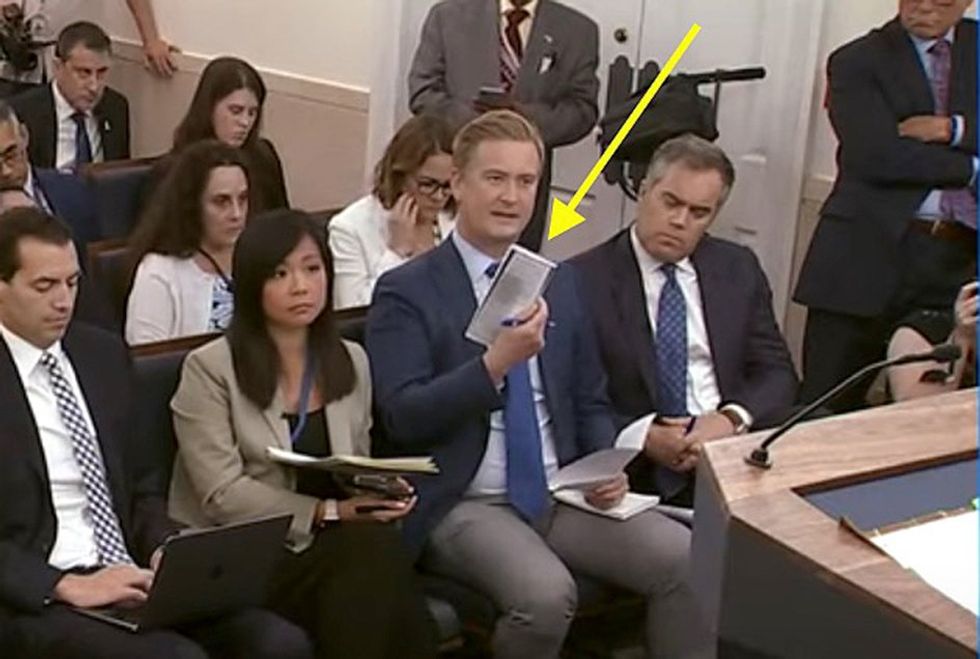 Peter Doocy confronts KJP with evidence of coordinated attempt to protect Kamala Harris from 'border czar' record