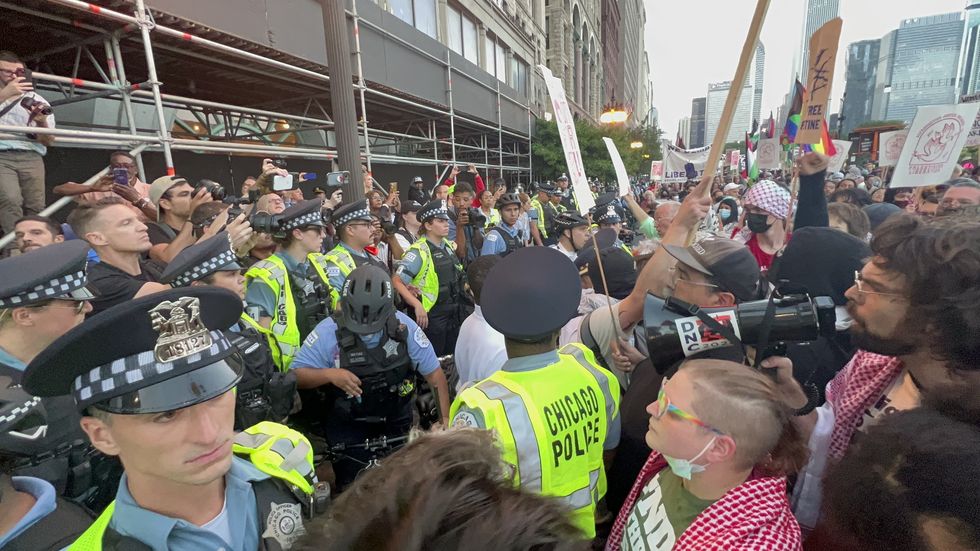 Protests and disruptions begin in Chicago before DNC officially starts