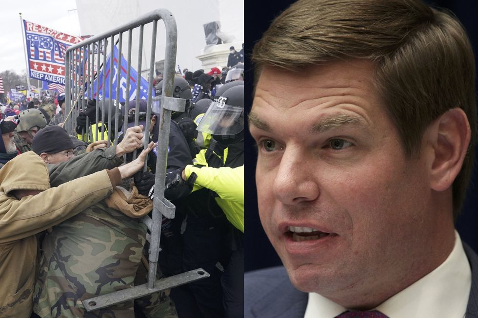 Rep. Eric Swalwell nailed with backlash after peddling fake news about Jan. 6 rioting