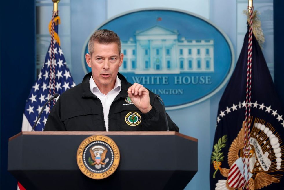 Transportation Sec. Sean Duffy swats down false narrative of plane accidents increasing under Trump