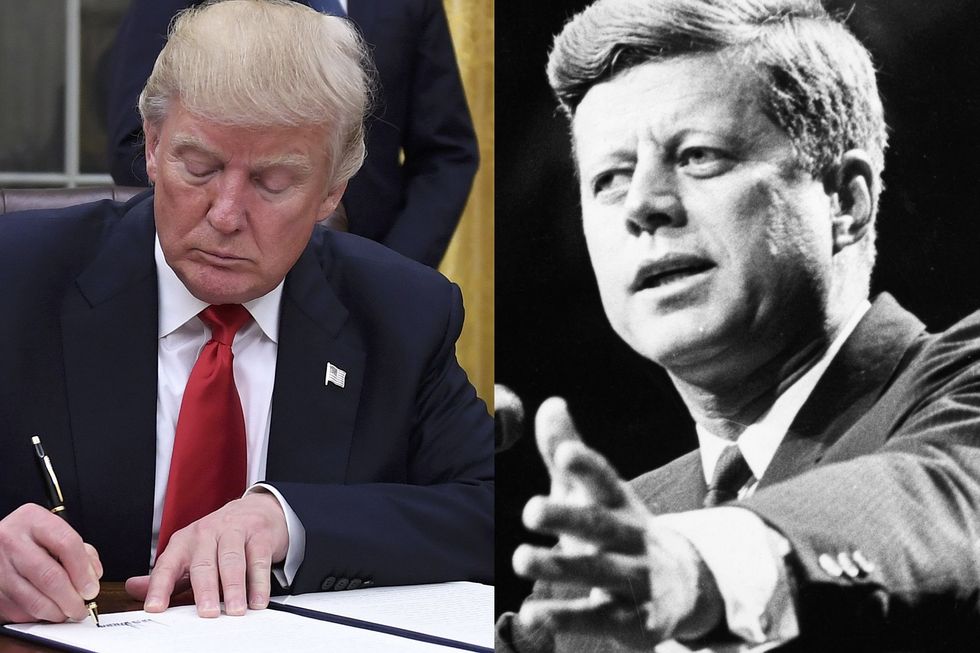 Trump orders release of JFK assassination files