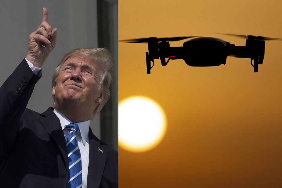 Trump says government knows what the drones are, demands answers: 'Something strange is going on'