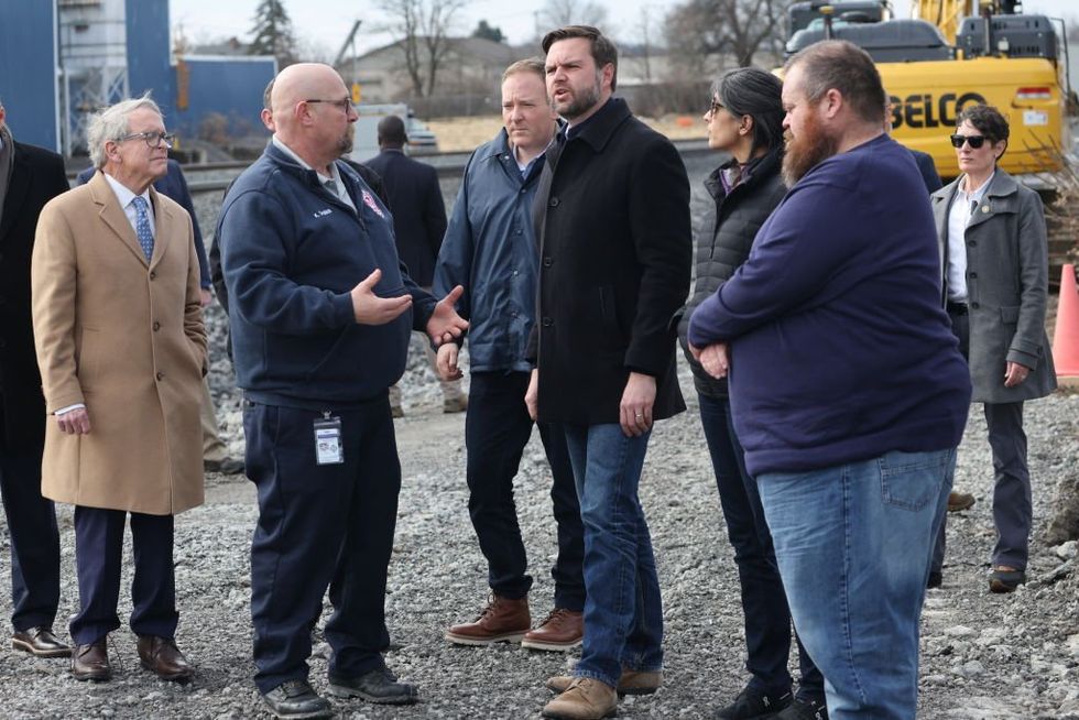 Vance returns to site of catastrophic East Palestine derailment, vows to complete cleanup