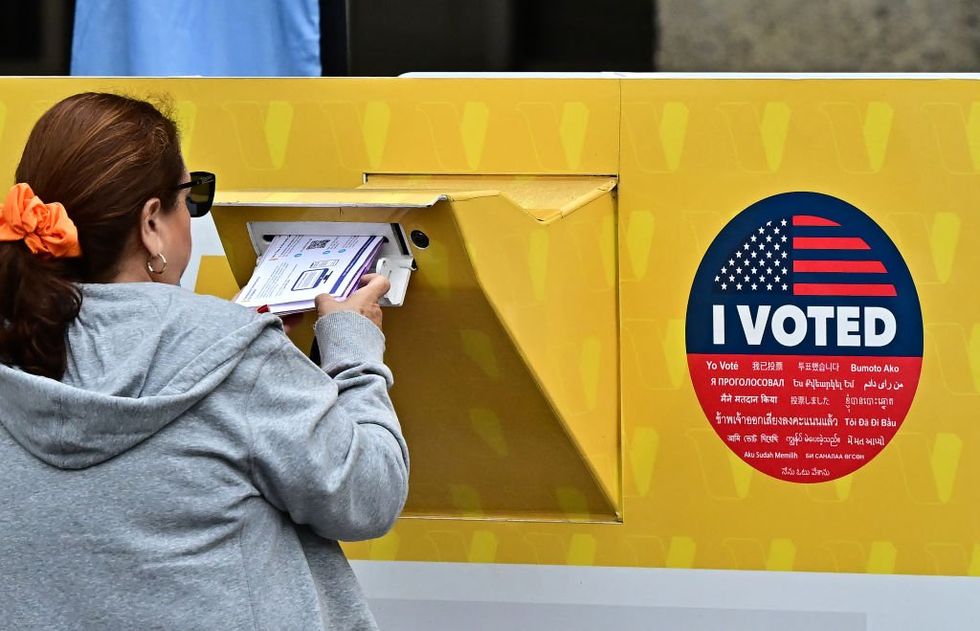 Yes, mail-in voting is banned all across the world, even in Ukraine