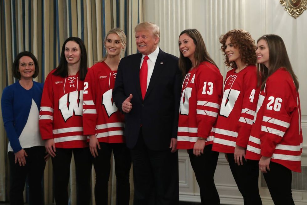 'You have to rely on the market': Trump shoots down 'equitable pay' argument for women's sports